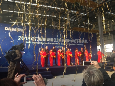 Chinese vestiging Damen Marine Components geopend